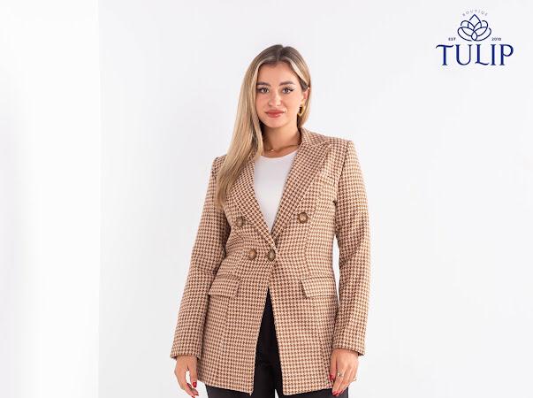 Patterned Wool Blazer