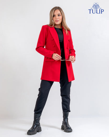 Long Wool Blazer