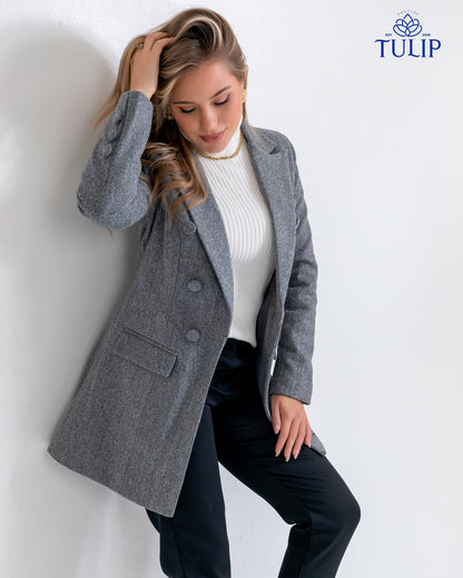 Long Wool Blazer