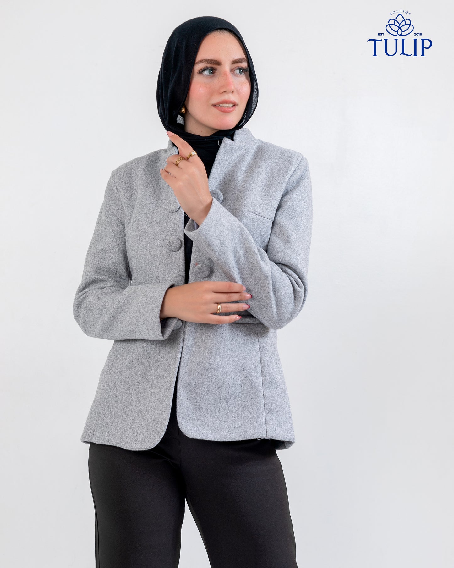 Short Wool Blazer