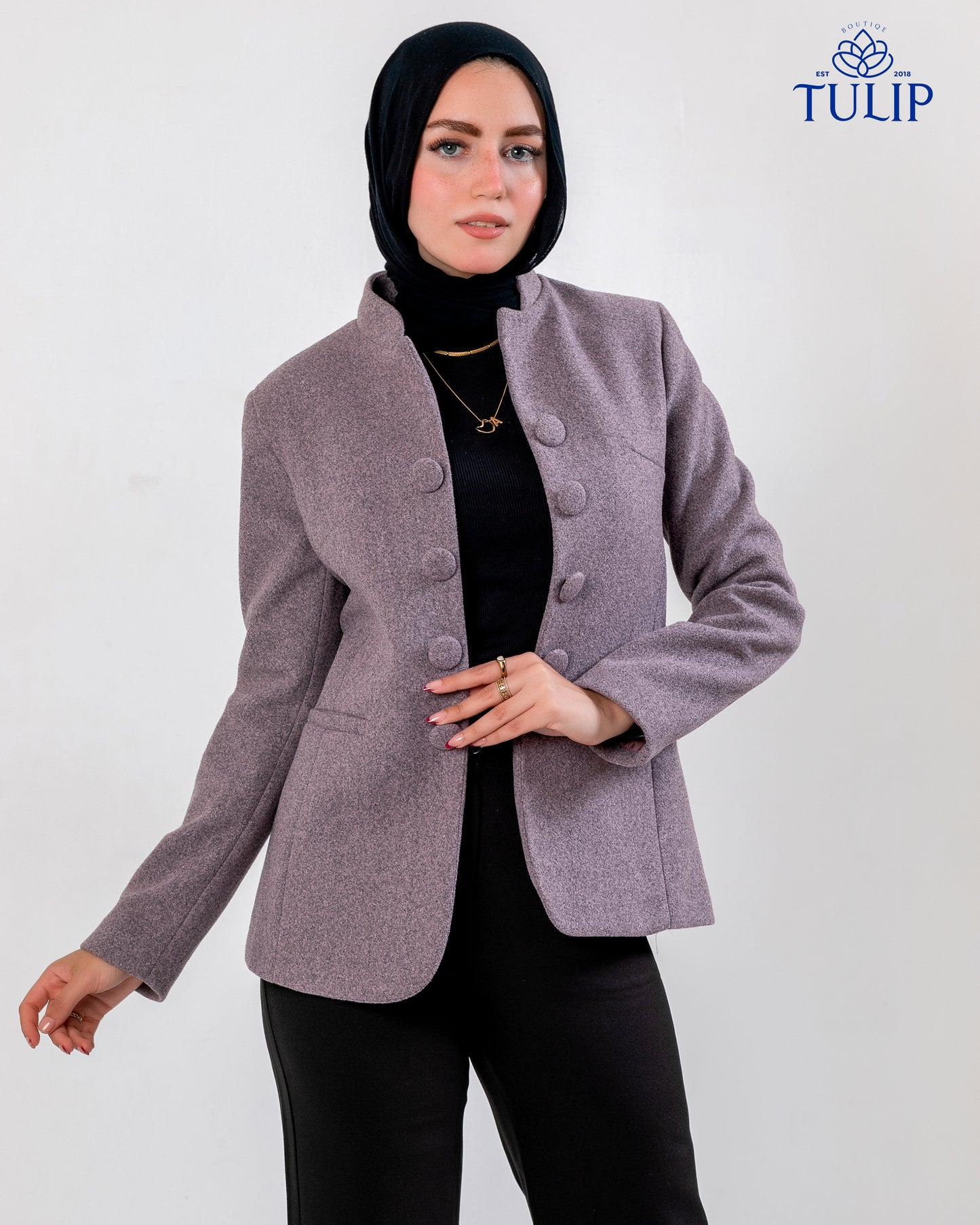 Short Wool Blazer