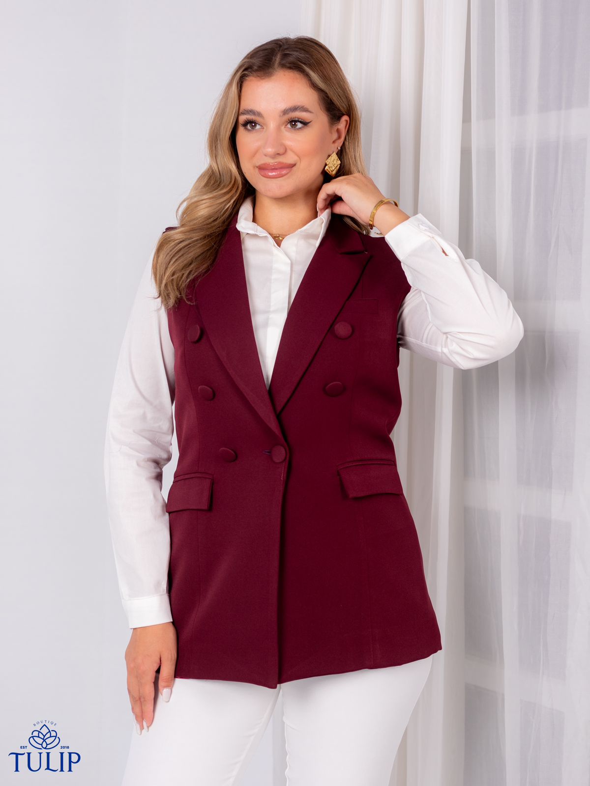 Sleeveless Blazer