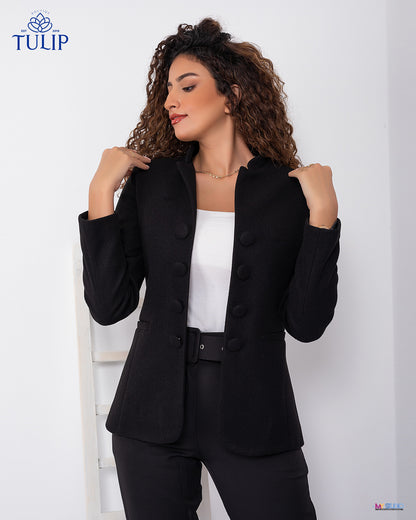 Short Wool Blazer