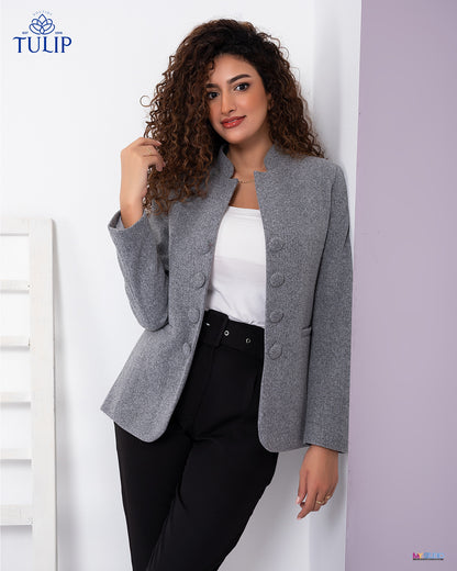 Short Wool Blazer